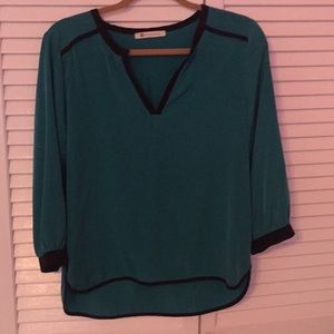 Turquoise top